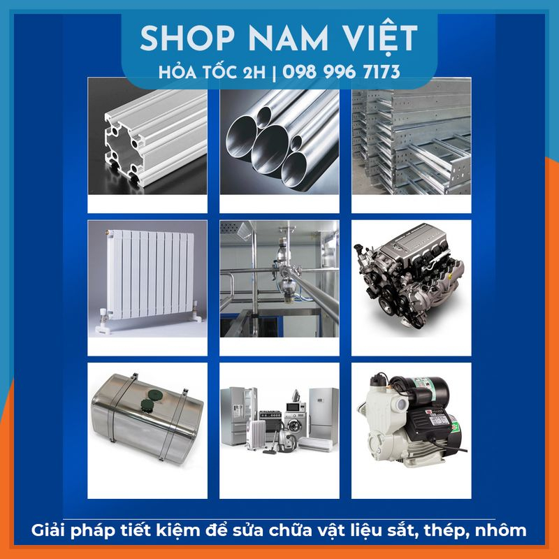 Keo Hàn AB Siêu Cứng, Hàn Sắt Thép Nhôm Nhựa