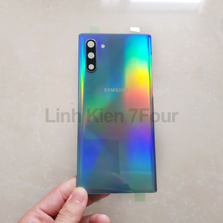 Nắp Lưng Note 10 Plus / Note 10 5G Samsung có kính cam, keo dán
