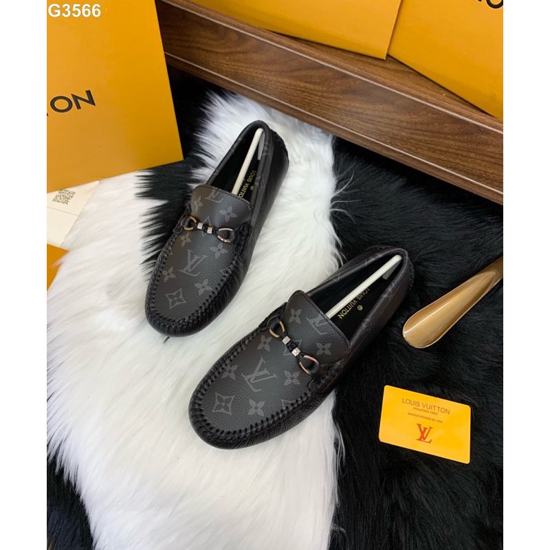 🔥HOT⚡️Giày moca 𝕃𝕧 nam đai xoắn hoa mono new 2023