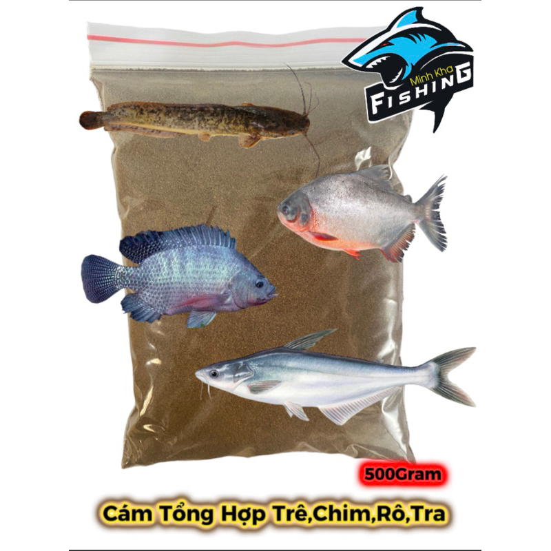 CÁM CÂU CÁ CHIM,TRÊ,RÔ,TRA 500GRAM
