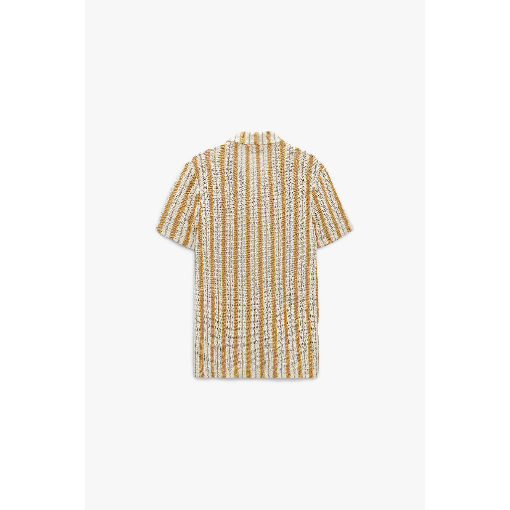 Áo polo nam Zara authentic STRIPED KNIT size L