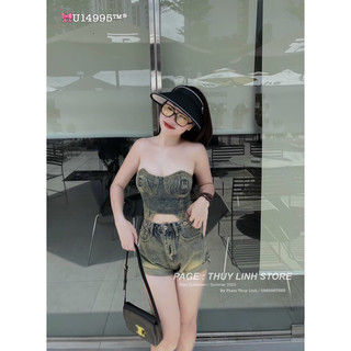 👉 sét bò áo quây phối quần short - hàng cao cấp