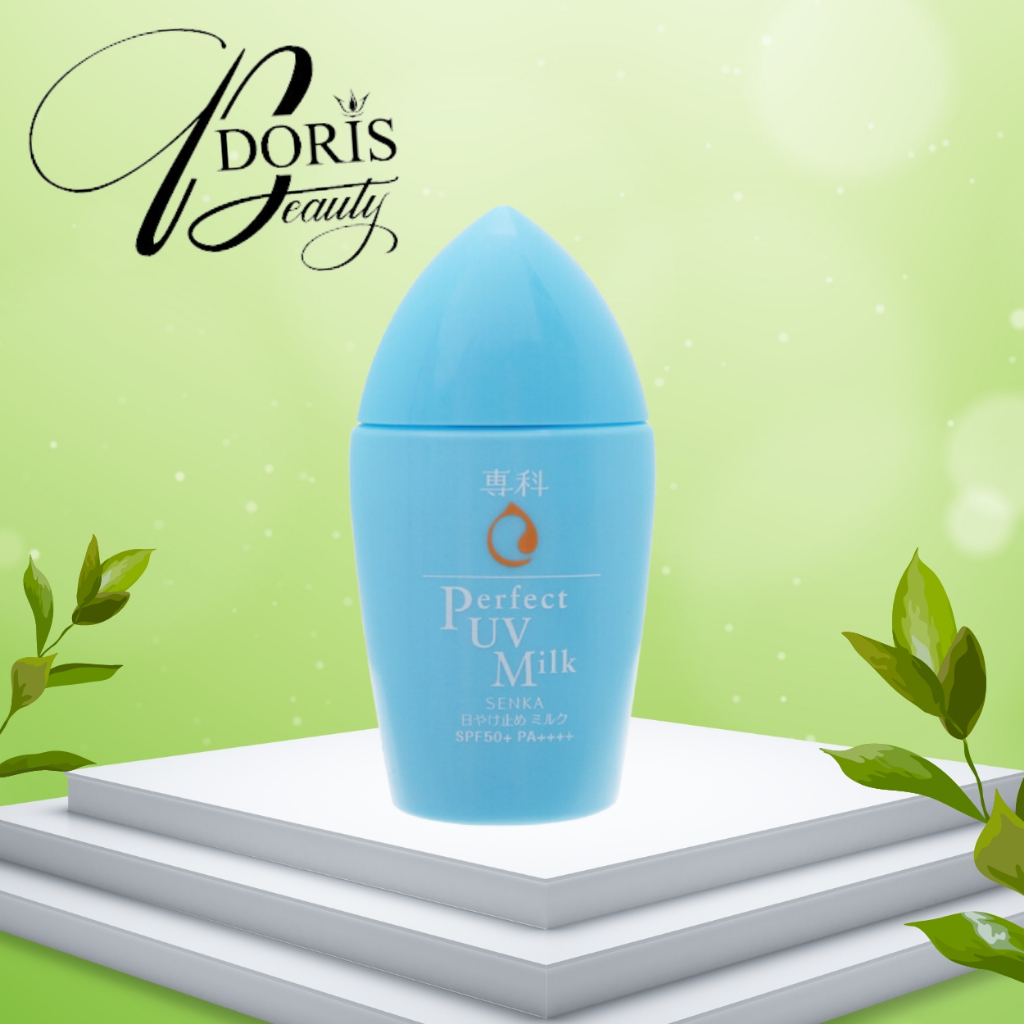 Kem chống nắng Senka dạng sữa, gel chống nắng senka - Doris Beauty