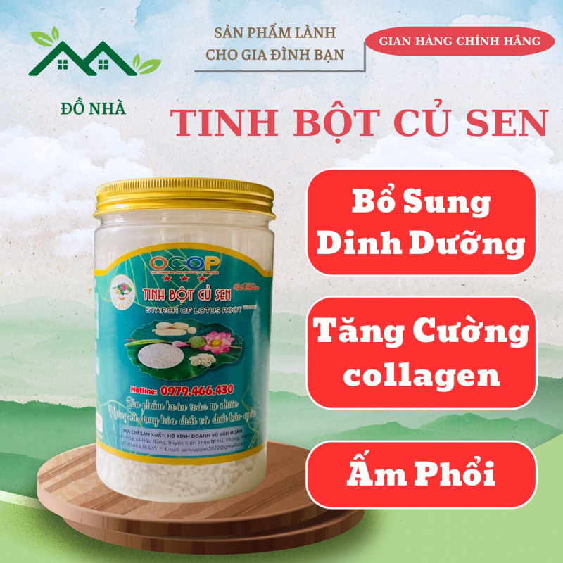 Tinh bột củ sen Vũ Đoàn 500g