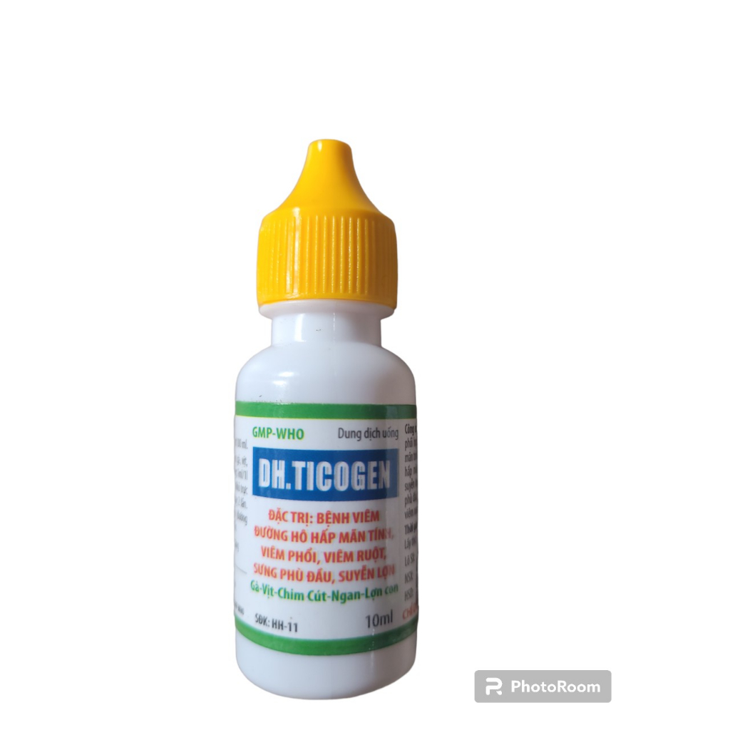 DH Ticogen 10ml, dung trong thú y