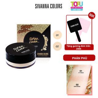  Phấn phủ dạng bột kiềm dầu chống nắng Sivanna Velvet Loose Powder UV25 - HF6050 Thái Lan