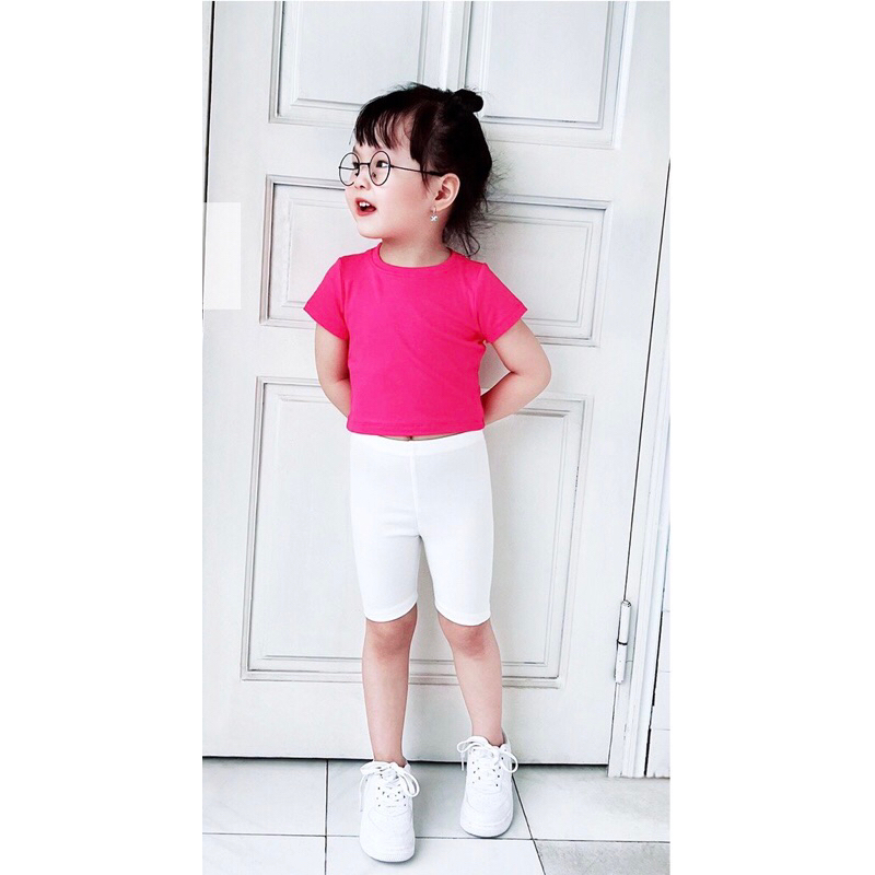 Áo croptop ngắn tay bé gái Siêu đẹp 8-28kg, áo phông bé gái,áo thun bé gái