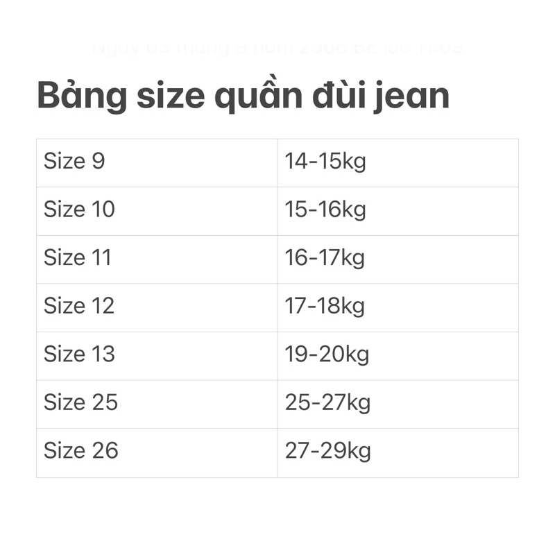 Chân váy jean bé gái , quần Đùi jean giả váy bé gái Có quần lót trong 10-30kg