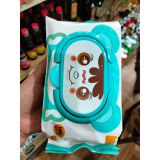 Khăn ướt giấy Agi dùng cho baby loại hộp 100 tờ siêu to giá rẻ không mùi -xukakidsshop
