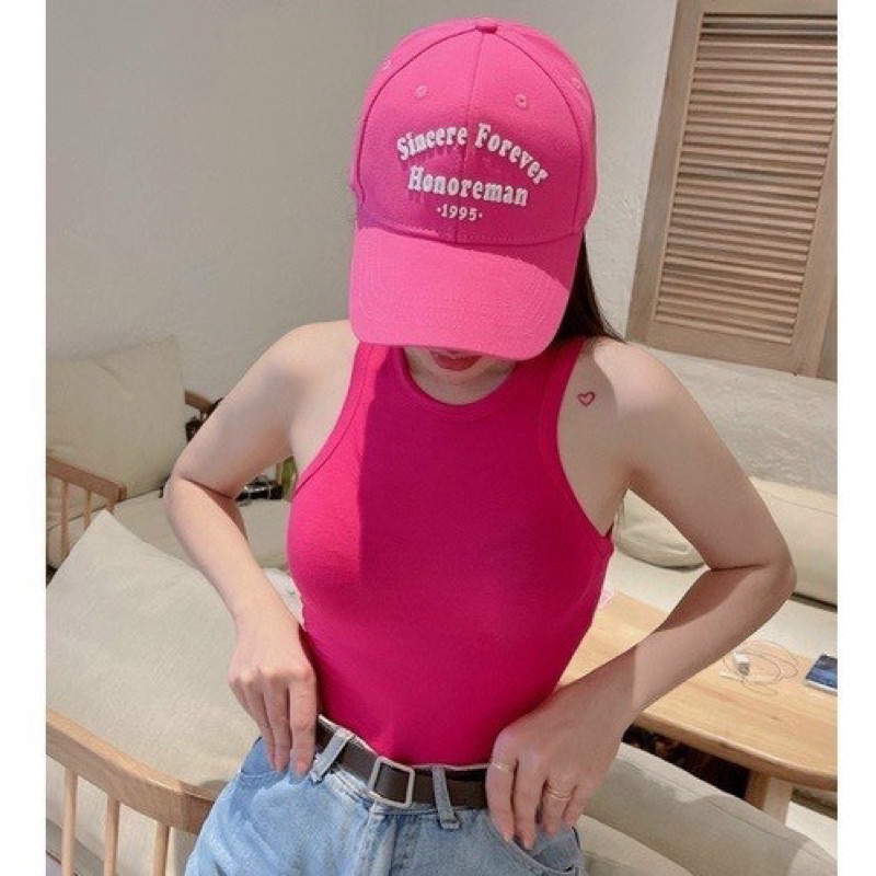 Áo thun ba lỗ croptop mùa hè ôm body thun gân mềm mát