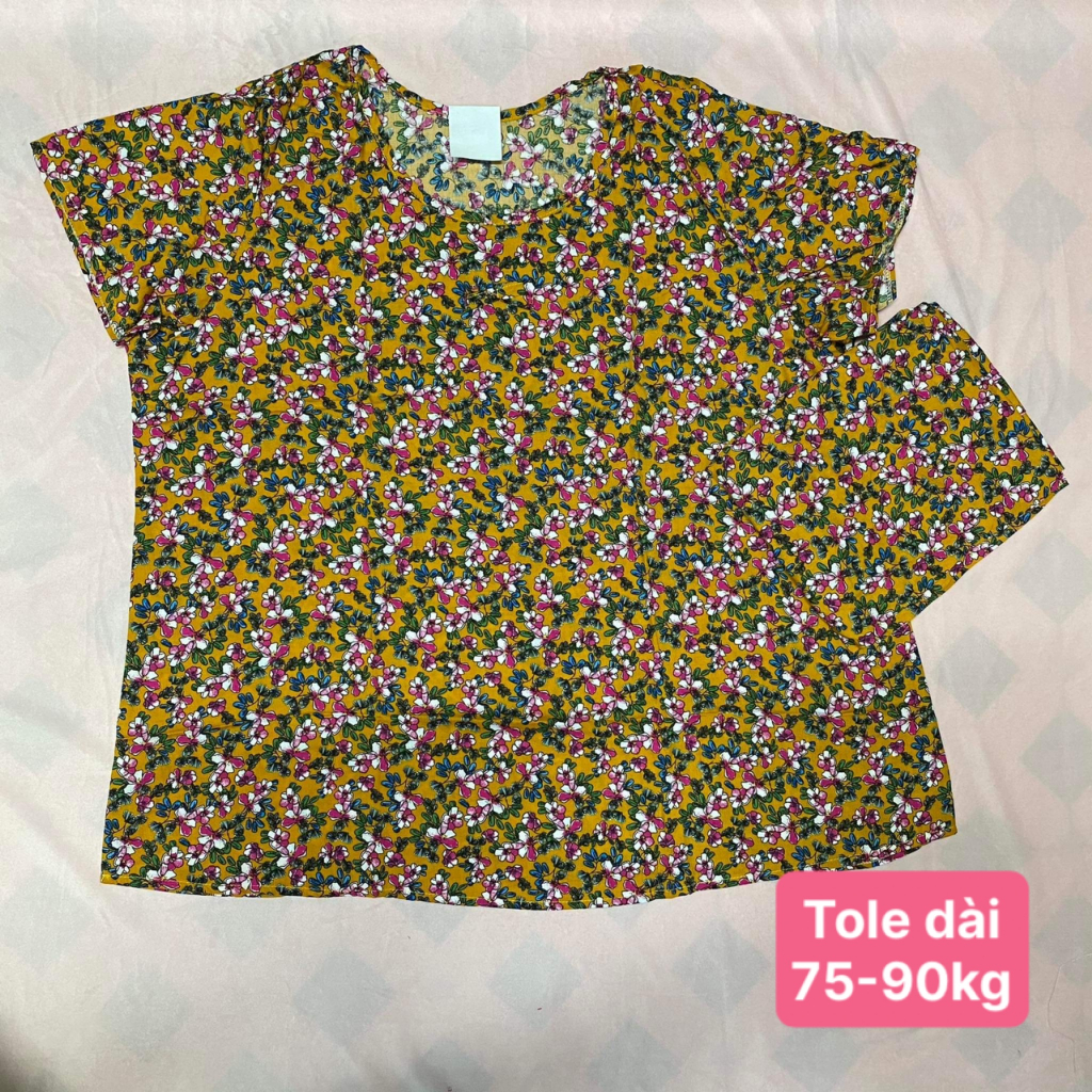 Đồ bộ BIGSIZE dài tole/đũi/lanh. hongduyen_2188