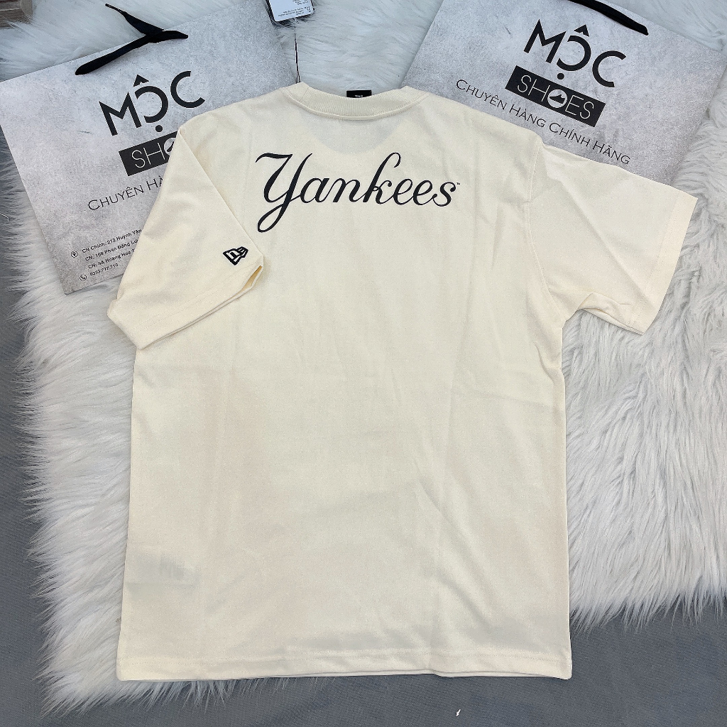 Áo Thun New Era - Áo Ny Yankees - Kem - Code: 13702548