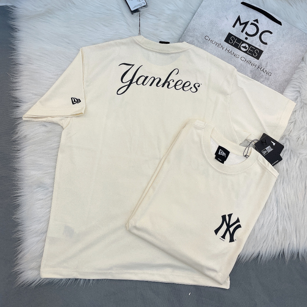 Áo Thun New Era - Áo Ny Yankees - Kem - Code: 13702548