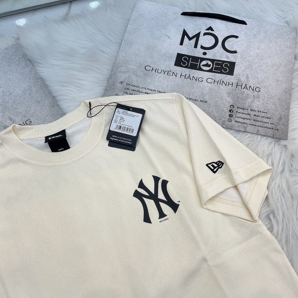 Áo Thun New Era - Áo Ny Yankees - Kem - Code: 13702548