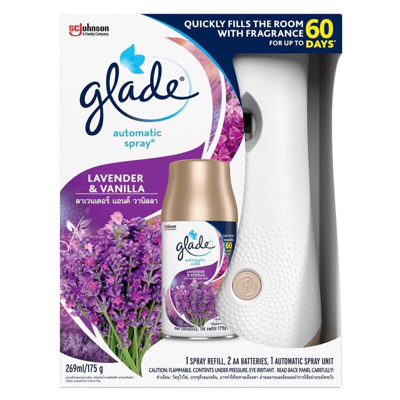 Bộ máy & lõi xịt thơm phòng GLADE