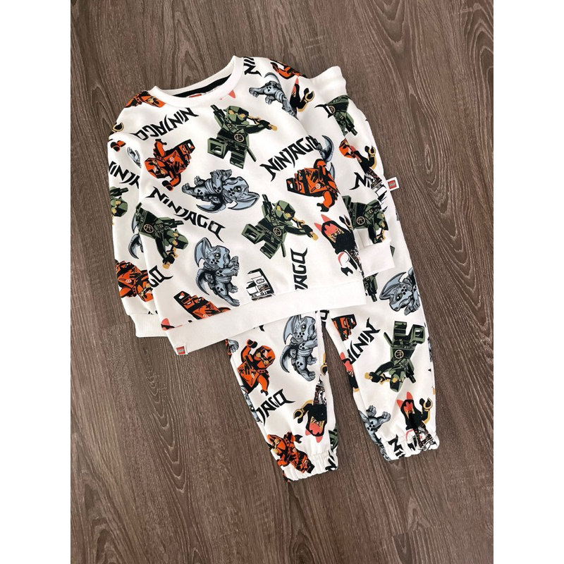 Bộ thu đông bé trai Nỉ Pri lego Ninjago