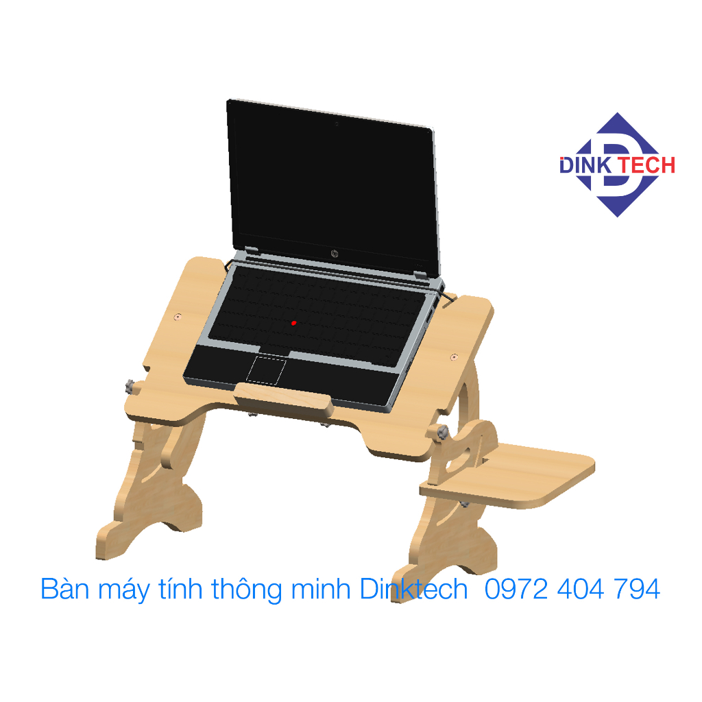 Bàn Laptop nằm làm việc - bàn laptop thông minh Dinktech phiên bản tiêu chuẩn