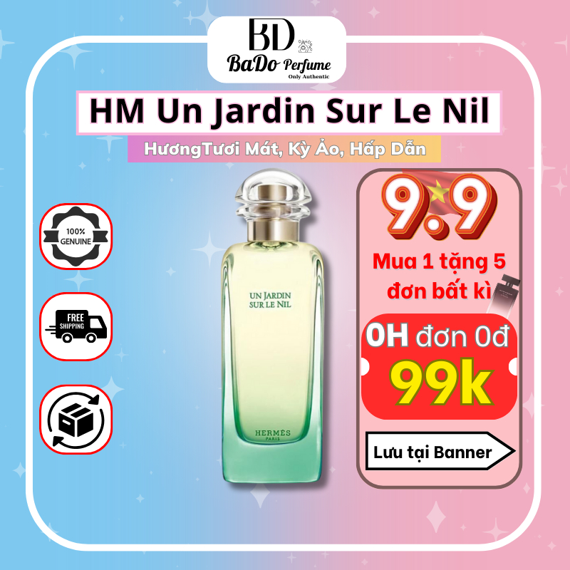 Nước hoa Nữ Un Jardin Sur Le Nil 2ml, 10ml, 5ml Unisex by HM vườn hoa quả tươi mát BaDo Perfume