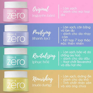 SÁP TẨY TRANG CLEAN IT ZERO ORIGINAL 100ml