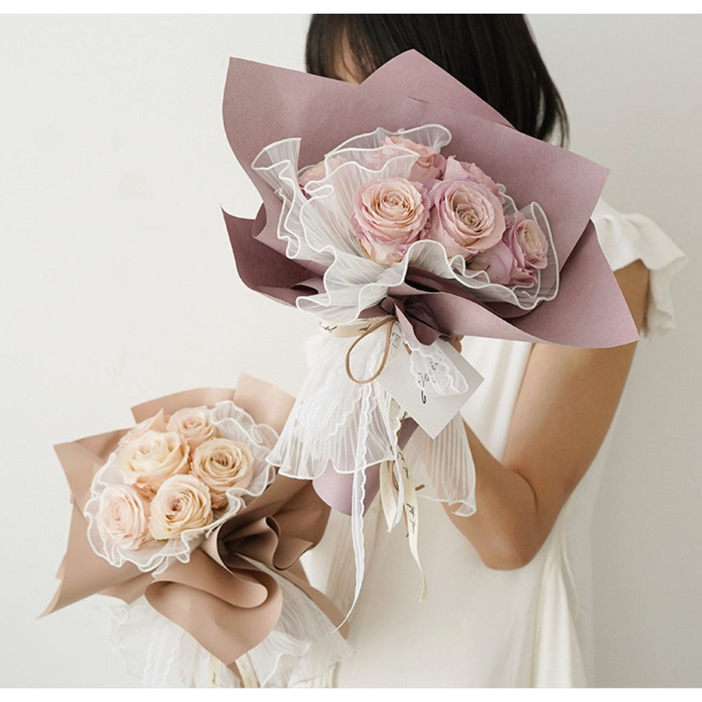Voan lưới gói hoa  - Salahandmade