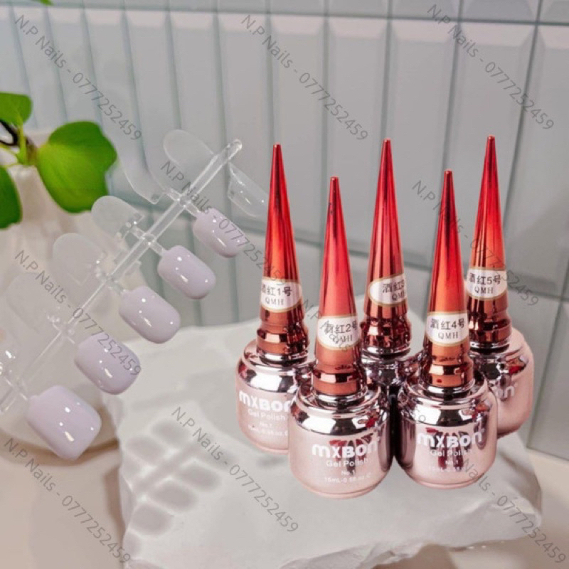 Chai sơn gel Hồng sữa nhẹ nhàng siêu mịn mướt N.P Nails