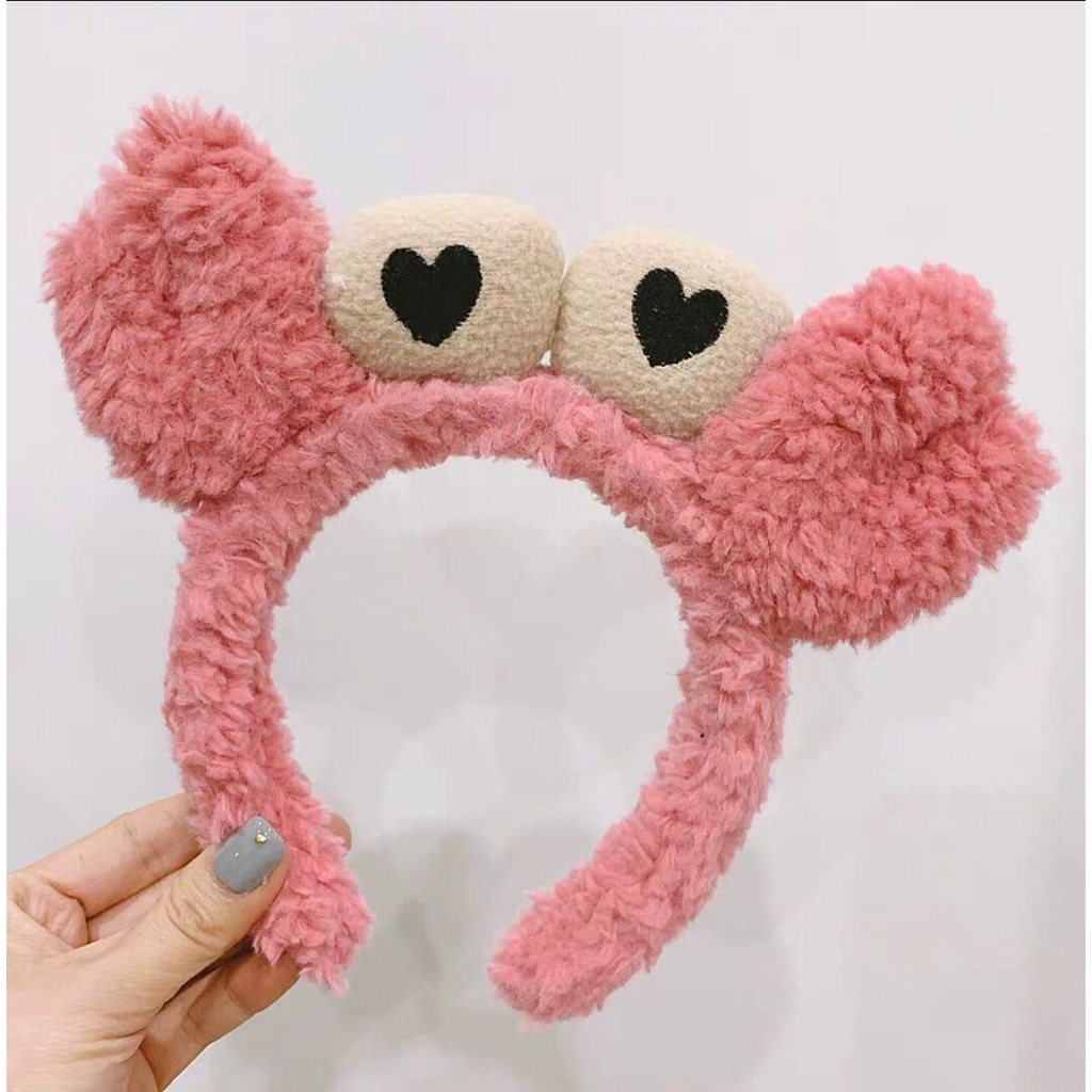 MVP3324 Bờm Rửa Mặt Cua, Băng Đô Rửa Mặt Cua Hình Thú Cute Hàn Quốc Nữ