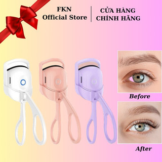 Kẹp bấm lông mi điện FKN nhỏ gọn tiện lợi - Dụng cụ bấm cong lông mi cao cấp bằng điện