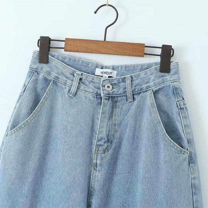 Quần KAKI túi hộp ống rộng Unisex MIAA Lưng Cao chất jean dày dặn