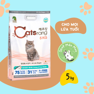 Thức ăn hạt cho mèo catsrang túi 5kg cho mèo mọi lứa tuổi - shop mèo moo