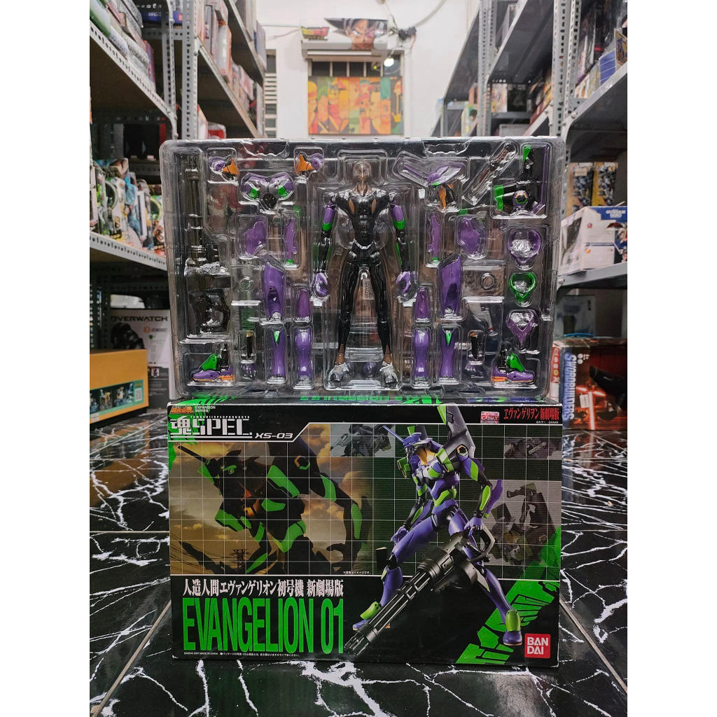 MÔ HÌNH CHÍNH HÃNG  SOUL OF CHOGOKIN SPEC XS-03 EVA-01