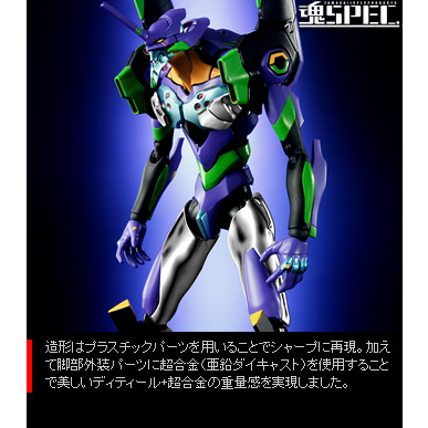 MÔ HÌNH CHÍNH HÃNG  SOUL OF CHOGOKIN SPEC XS-03 EVA-01