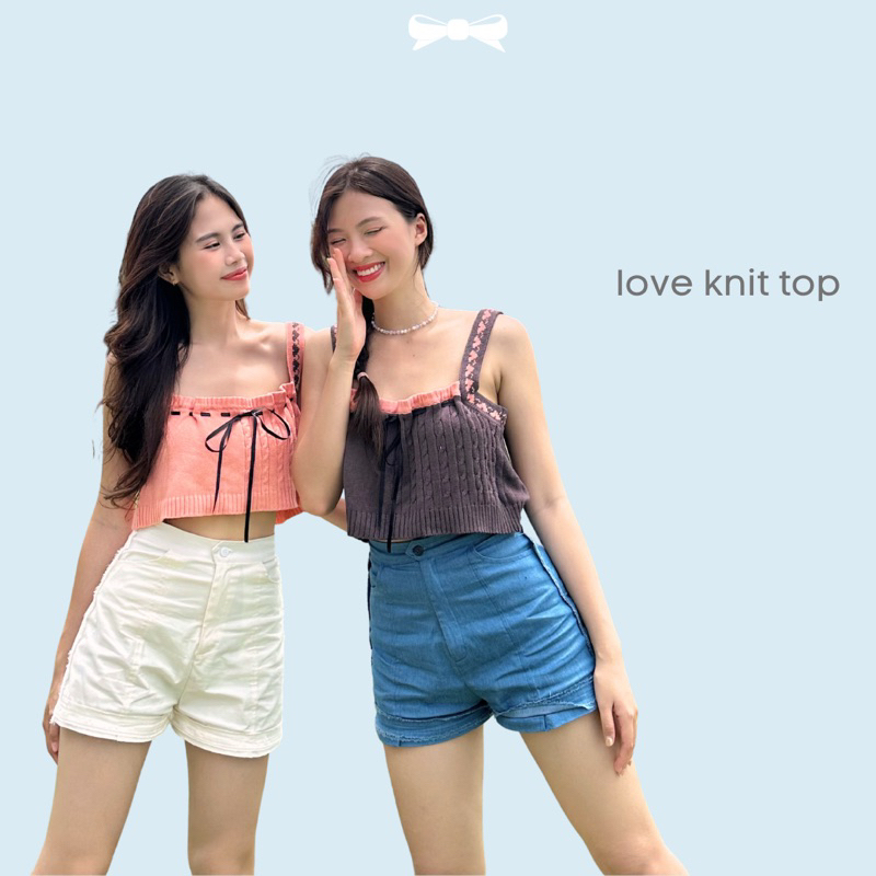 SODA POP - Love Knit Top - Áo len nơ độc quyền made by SODA