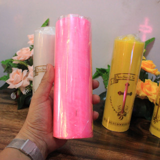 Nến Sáp Trụ ( Thánh Giá Vàng ) 6,5 X 20 Cm (NCDS-0018)