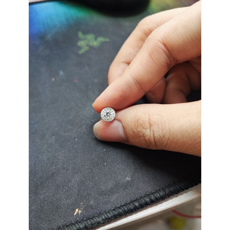 Khuyên tai lịch lãm bản nhỏ bạc 925 mẫu thiết kế sang trọng