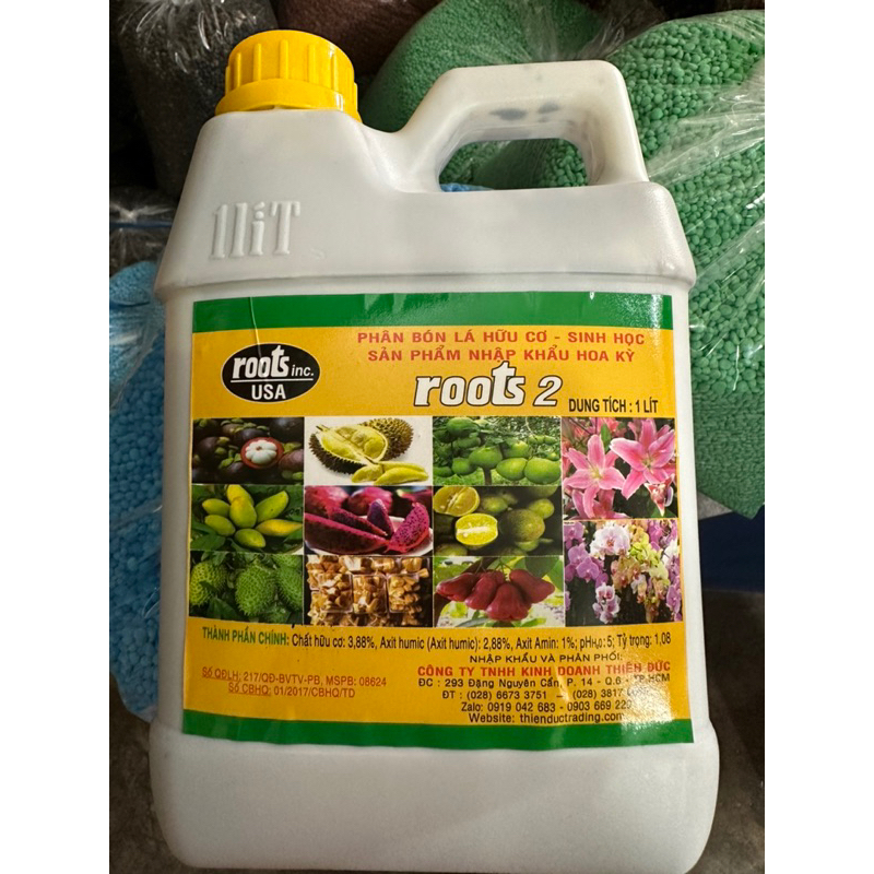 (1 Lít) Phân bón lá cao cấp kích rễ ROOTS 2, ra rễ cực mạnh Roots2 USA