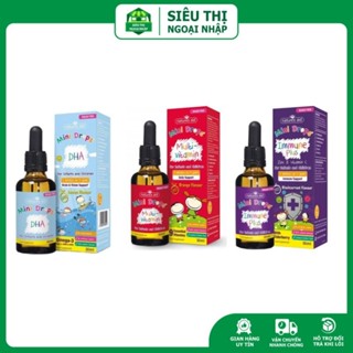 Combo bộ 3 sản phẩm Mini Drops Nature Aid bổ sung DHA