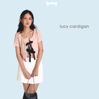 Soda pop - lucy set - set cardigan nơ đen