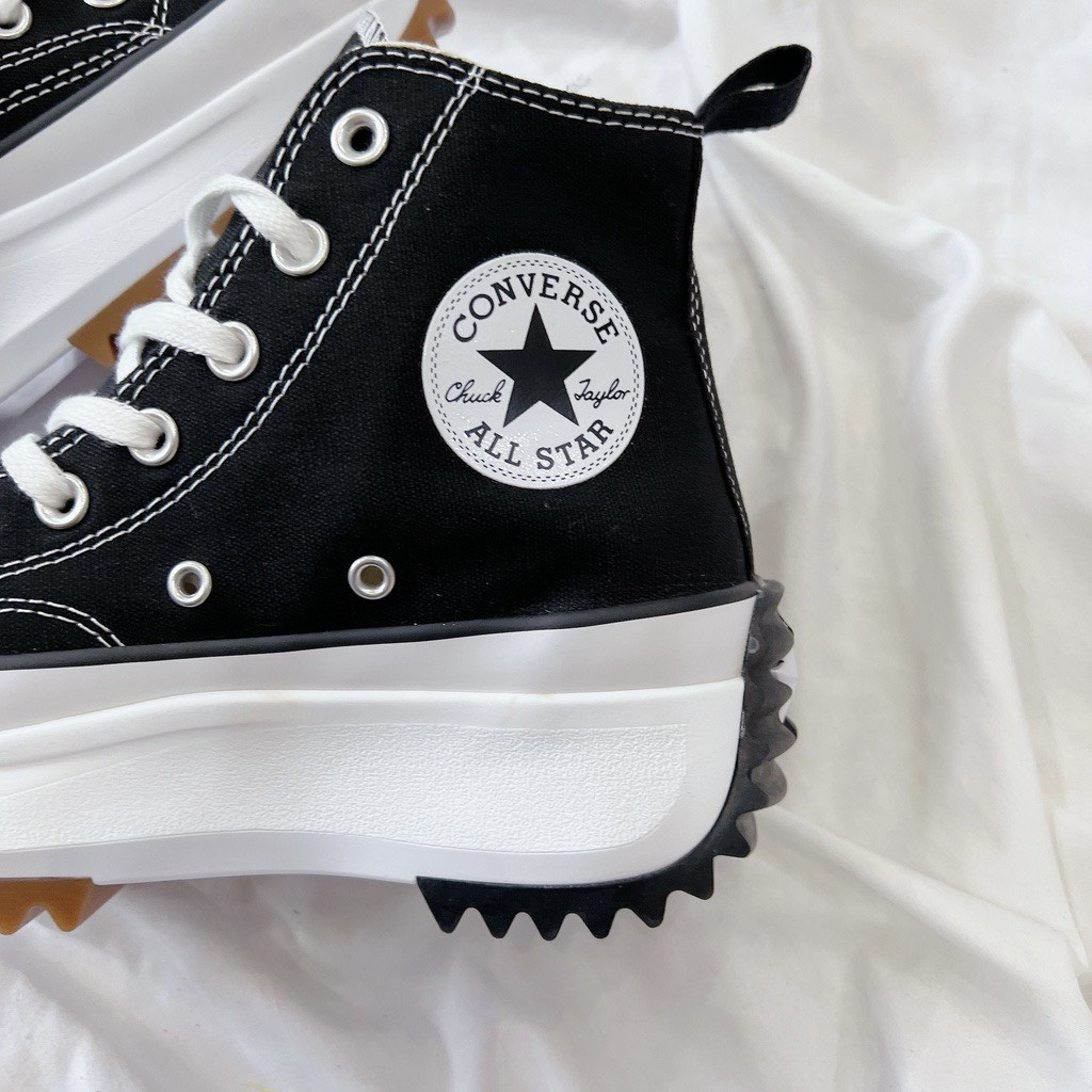 Giày Sneaker converse run star hike high black