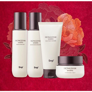 Set dưỡng từ 7 loại sâm lên men dưỡng trắng hongdam- hongdam ginseng brightening special set