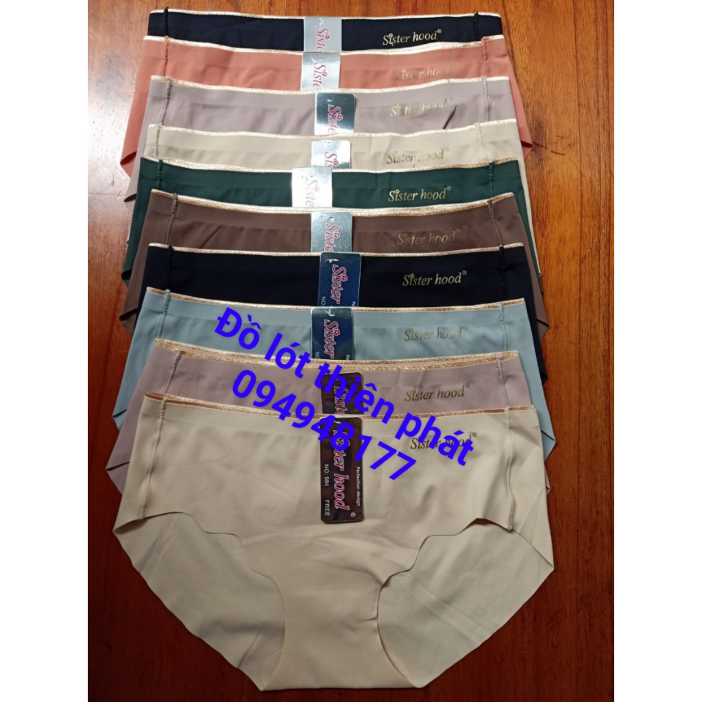 Quần lót nữ thái lan Siterhood 984 –Chất su đúc mát lạnh, không đường may 40kg-68kg