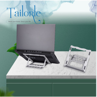 Giá đỡ laptop, kệ laptop gỗ cao su mới tản nhiệt tốt phong cách tối giản loại BC