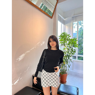 LOLLIE STUDIO - Chân váy mini plaid skirt TKC23 chân váy ngắn ôm kẻ nhiều màu thiết kế năng động thể thao