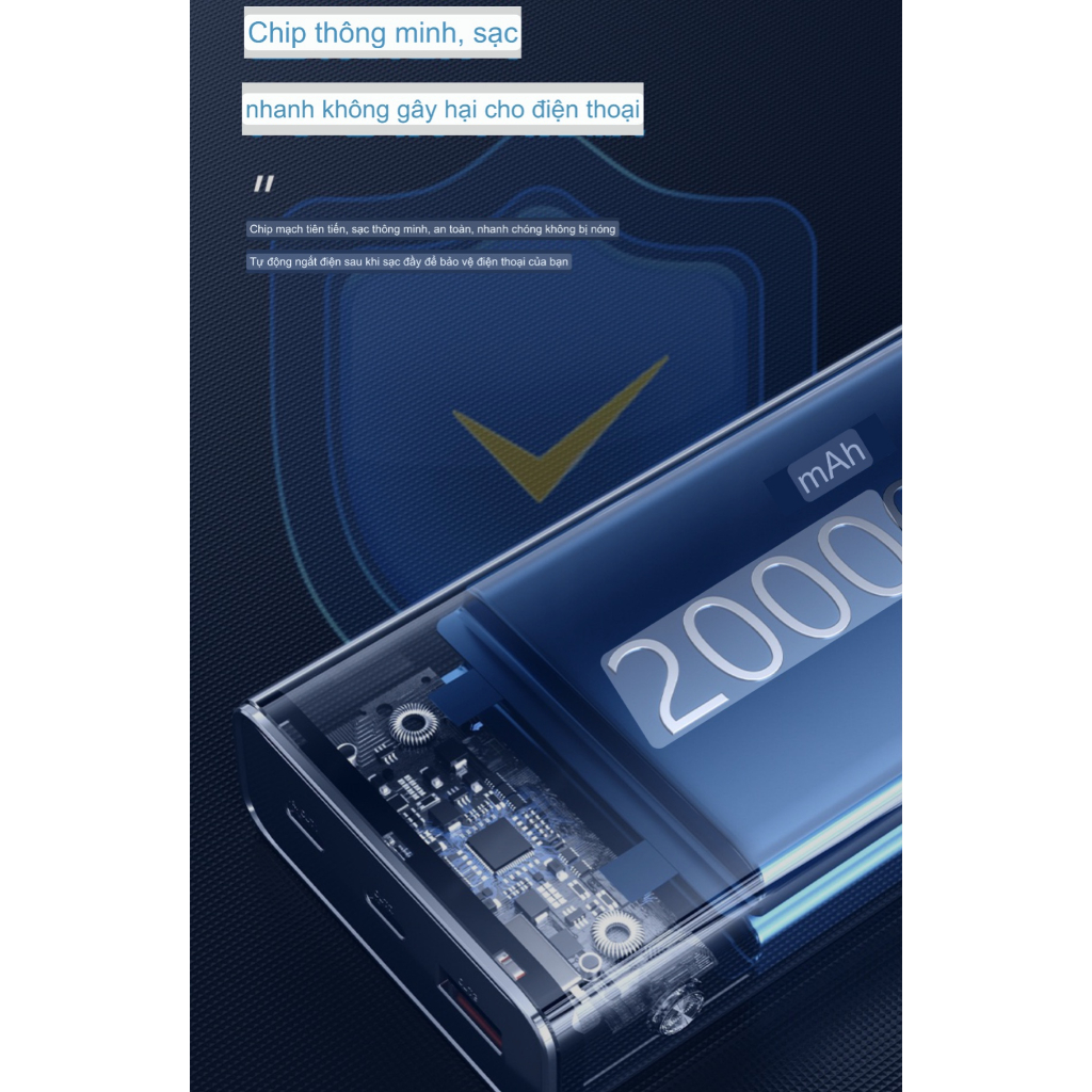 💕CHÍNH HÃNG💕 Sạc Dự Phòng pin tích điện Wekome WP 05/ 06 10000mAh/ 20.000mah sạc nhanh 20W PD 22.5W