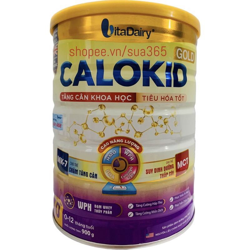 Sữa CALOKID Gold 0+ ( 900g và 400g )