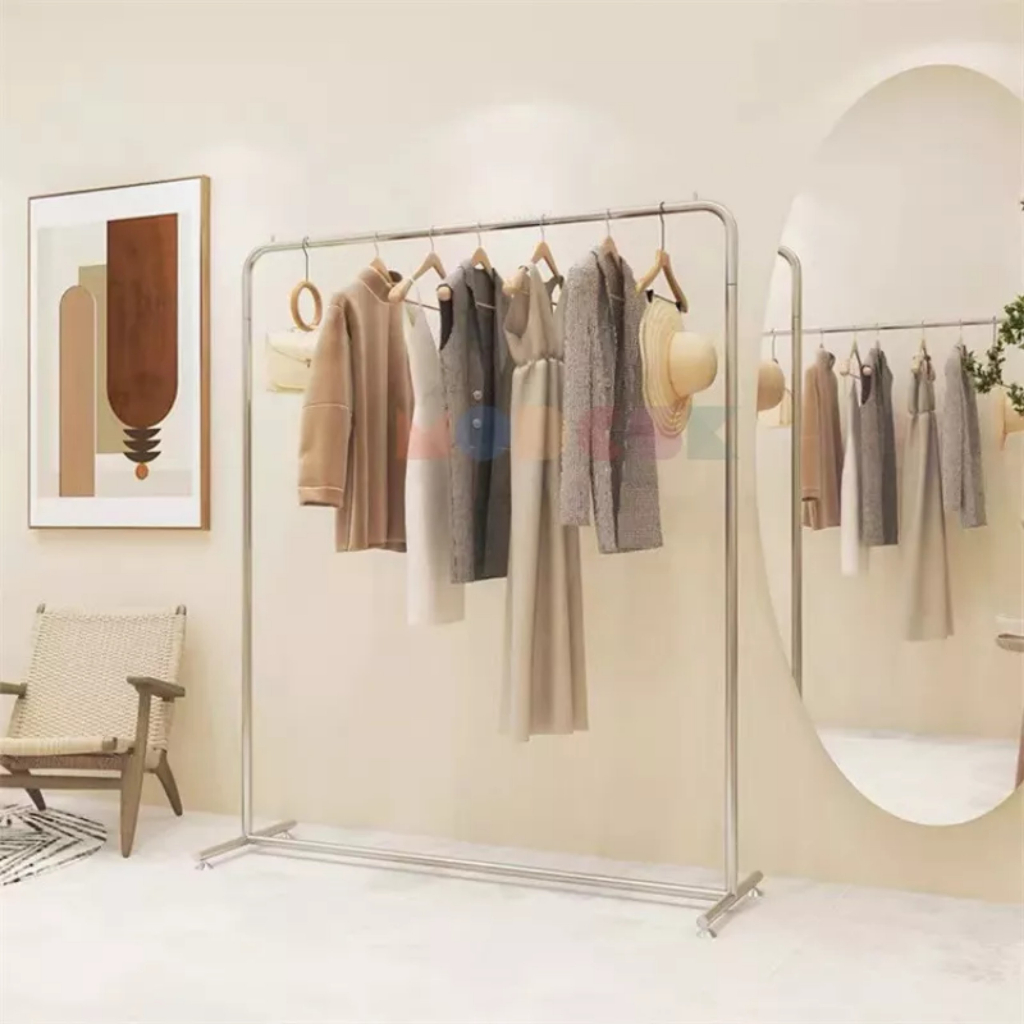 Sào/Giá/Kệ Inox Treo Quần Áo Giá Rẻ Dành Cho Shop Thời Trang