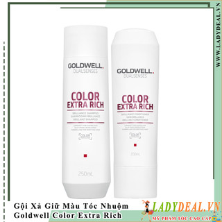 Dầu gội xả giữ màu nhuộm goldwell dualsenses color extra rich 250ml + 200ml chính hãng