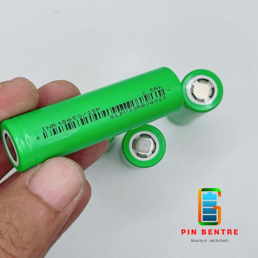 Cell pin 18650 EVE 25P 2500mah xả 15C/30A hàng mới
