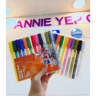 Bộ bút vẽ trang trí 3d acrylic 12 cây❤️