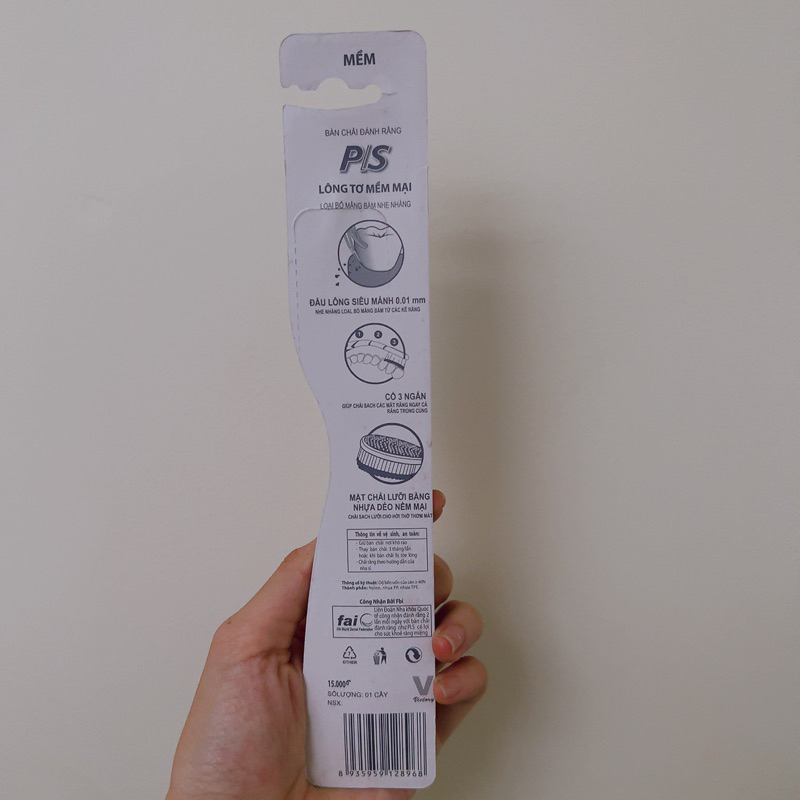 Bàn chải P/S lông tơ mềm mại