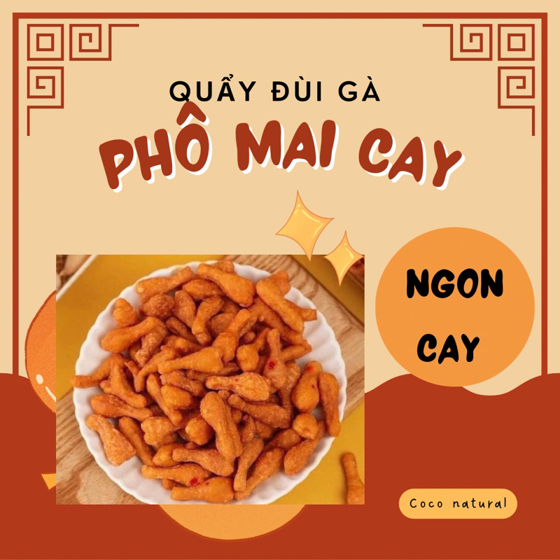 Bim bim đùi gà phô mai cay